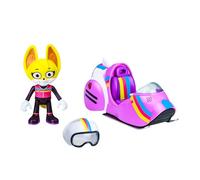 BANDAI - Inchieste Selvatiche - Jet Ski All Terreno con una statuetta Kit Casey - Veicolo per bambini Serie Creature Cases - Pack Jetski + Figurine - Water Cycle - Giocattolo per bambini 3 anni in +