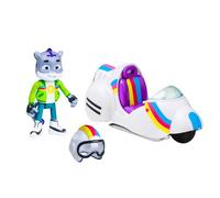 BANDAI - Inchieste Selvatiche - Moto All Terreno - Veicolo con una statuetta Sam Snow - Assorted Models - Pacchetto Moto Clade + Figura Sam - Giocattolo per bambini 3 anni in