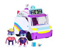 Bandai - Inchieste Selvatiche - Van de la Brigade Mouse con 2 figurine - Veicolo per bambini serie Creature Cases - Idea Regalo Cofanetto Van + Figure Bill Jill - Giocattolo per bambini dai 3 anni in