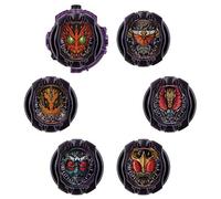 Bandai Kamen Rider Zi-O DX Another Rider Watch Set Vol.2 Ghost Kuuga Den-O W（Double） Gaim OOO Ridewatch Set of 6 for Ziku Driver