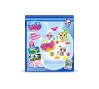 Bandai Giocattolo Littlest Pet Shop Pack Safari - 3 animali e accessori - Licenza ufficiale