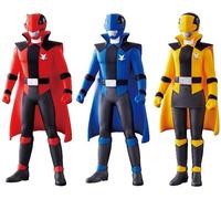 Bandai Lupinranger VS Patoranger Hero Series Lupine Yellow & blue & Red 3 set