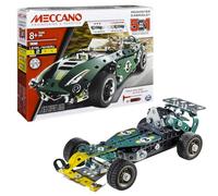 BANDAI - Meccano Cabriolet Retro Friction - Kit di Costruzione 5 Modelli - 225 pezzi, motore retro-frizione, attrezzi, istruzioni - Kit Attività assemblaggio auto - Giocattolo Bambini 8+ - APM20102