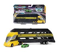 Bandai - Micro Macchine - Il Camion Carrier - Camion lungo 30 cm e il suo veicolo esclusivo Incluso - JW0027