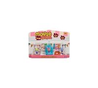 BANDAI Millie and Friends Mouse in The House CO07708 - Set di 5 statuine giocattolo da collezione, gioco fantasioso, per bambini dai 3 ai 7 anni