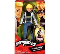 Bandai - Miraculous Ladybug - Bambola con paillette - Adrien - bambola articolata da 26 cm - P50195