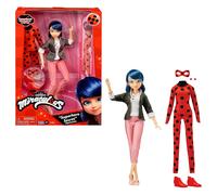 BANDAI - Miraculous - Bambole Marinette e Ladybug - Bambola da 26 cm e due outfi