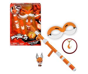 BANDAI - Miraculous Ladybug - Kit di trasformazione - Rena Rouge - Travestimento e Accessori da Supereroe - Travestimento Bambino - 50602