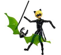 Bandai Mini-bambola Miraculous Ladybug Black Cat – Bambola articolata 12 cm con accessori P50403