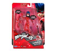 Bandai - Miraculous Ladybug - Mini-bambola - Ladybug - Bambola articolata da 12 cm con i suoi accessori - P50401