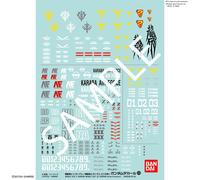 BANDAI MODEL KIT GUNDAM DECAL 108 GUNDAM Z/GUNDAM ZZ 1 ACCESSORI