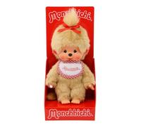 BANDAI Monchhichi Classico Femmina Beige - Peluche Scimmietta