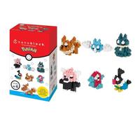 Bandai - Nanoblock - Confezione Mini-Figurine Pokémon tipo Normale - Set 6 Figu