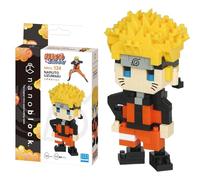 Bandai - Nanoblock - Naruto Uzumaki - Mini statuina in mattoncini - Gioco di costruzione - Kit per il montaggio di personaggi manga pixel - NBCC134