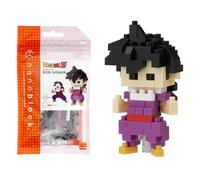 Bandai NBDB008 Nanoblock Figurina Dragon Ball Z, Son Gohan, Mini Figurina 110 Pezzi, Gioco di Costruzione Figurina Modello, Kit Costruzione Giocattolo Bambino 12 Anni e + Adolescenti Adulti