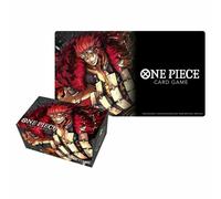 BANDAI One Piece Card Game - Playmat and Storage Box - Eustass Captain Kid, Larg