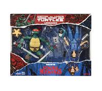 BANDAI Action Figure Ufficiali 15 Cm Teenage Mutant Ninja Turtles X Stranger Things, Leo Vs Undici, P81191