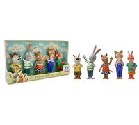 Pip And Posy 5 Figura Confezione 10cm Personaggi ( Pip,Posy,Zac,Frankie,E Jamila