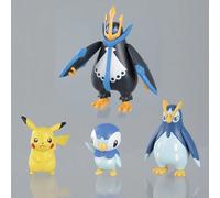 Bandai Pok?mon Plamo Collection No.06 Empoleon Evolution Set | Piplup, Prinplup