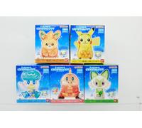 Bandai Pokémon Crystalcot Action Figure Pikachu Sprigatito Quaxly Pawmi Fuecoco