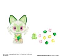 Bandai Pokémon Crystalcot Action Figure Pikachu Sprigatito Quaxly Pawmi Fuecoco