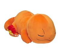 Bandai Pokémon Peluche Salameca (Charmander) 40 cm - Peluche morbido che dorme - JW0075