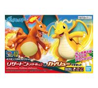 BANDAI Pokemon Plamo 43 Select Series Charizard (Battle Ver.) & Set Dragonite VS