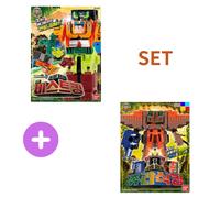 Bandai Power Rangers Animal Force DX Jurassic King Beast King Set Animal Wild