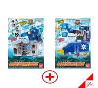Bandai Power Rangers Zyuohger Animal Force CUBE ICE PENGUIN + ORSO ARGENTO tr...