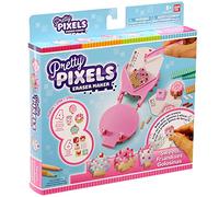 Bandai - Pretty Pixels - Krazy Pixels - Fabbrica di gomme - Set di inizio - Tema dolcetti - Hobby creativi - 38522