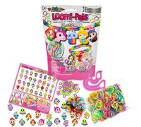 BANDAI RAINBOW LOOM Collectibles Series - Set di braccialetti e braccialetti per ragazzi e ragazze, per realizzare accessori con ciondoli, gomma, fatina Loomi-Pals