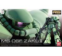 Bandai Rg 1/144 MS-06F Zaku II Modello Plastica Kit Gundam Nuovo Da Giappone