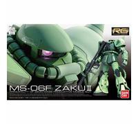 BANDAI RG Gundam 1/144 MS-06F ZAKU II Mass Productive Plastic Model Kit Giappone