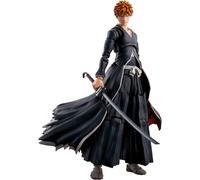 BANDAI S.H.Figuarts BLEACH Ichigo Kurosaki Getsugatensho Action Figure GIAPPONE