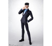 TAMASHII NATIONS - Hunter x Hunter, action figure di Leorio S.H.Figuarts | Hunter x Hunter - Parti intercambiabili per viso, effetto Nen, 17 cm