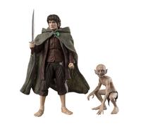 PREORDINE - S.H.Figuarts Frodo Baggins & Gollum The Lord of the Rings Fellowship