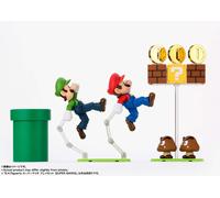 TAMASHII NATIONS - Super Mario - Set di gioco Super Mario S.H.Figuarts Action Fi