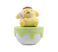 BANDAI Sanrio Hello Kitty And Friends 50th Anniversary Capsule - Figura Pompompurin da collezione da 8 cm con scatola di visualizzazione, simpatici regali Sanrio, Hello Kitty Sanrio da collezione e