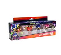 BANDAI Sonic Prime Action Figure Set da 4 | 4 figure articolate Sonic The Hedgehog da 7,5 cm basate sul programma televisivo Sonic Prime Netflix | Sonic Toys è un ottimo prodotto di gioco per adulti e