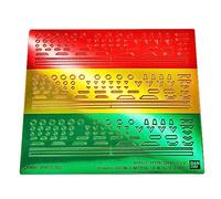 BANDAI SPIRITS Bandai Hobby | Personalizza materiale (adesivi metallici 3D) | Kit per modellini Facile applicazione, senza bisogno di attrezzi