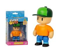 Bandai - Stumble Guys - Mr Stumble - Statuetta 11 cm con adesivi - Personaggio articolato - Statuetta videogioco Stumble Guys - PMS6010A
