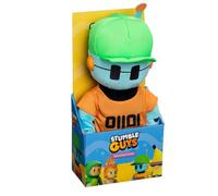 Bandai - Stumble Guys - Robot Guy - Grande peluche colorato 30 cm - Peluche videogioco Stumble Guys - Peluche Robot da collezione - Giocattolo per bambini 2 anni in + - PMS7208B