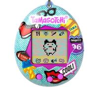 BANDAI Tamagotchi, Denim Patches, Animale Elettronico Virtuale Con Schermo, 3 Pulsanti E Giochi, 42954