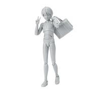 Bandai TAMASHII NATIONS - Body-Kun -School Life- Edition DX Set (colore grigio), Spirits S.H.Figuarts Action Figure