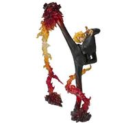 BANDAI Tamashii Nations FiguartsZero Sanji Diable Jambe Flambage Shot Action Figure