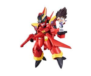 Bandai TAMASHII NATIONS - Macross 7 - VF-19 Custom Fire Valkyrie con Basara Nekki, Spirits Tiny Session Figure