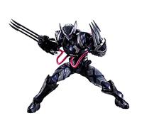 Tech-On Avengers S.H. Figuarts Action Figure Venom Symbiote Wolverine BANDAI