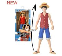 Bandai - Anime Heroes - One Piece - Action figure Anime Heroes Mega 30 cm Luffy - Grande action figure snodata - Figura manga Luffy - Licenza ufficiale - Giocattolo per bambini dai 4 anni in su -38331