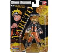 BANDAI Ultimate Legends - Statuetta di Naruto per adulti di Naruto Uzumaki con personaggi Naruto da 12 cm con più di 15 punti di articolazione da collezione, regali anime a tema