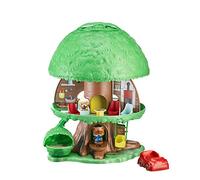 BANDAI V700200 Timber Tots by Klorofil-Magic Tree House con 2 figures-Eliot di The Fox Ruby from The Bear Family-Early Learning pre-School playset & Activity Toy-Retro Toys-V700200